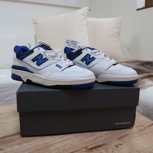 NB 550 blue and white classic sneaker